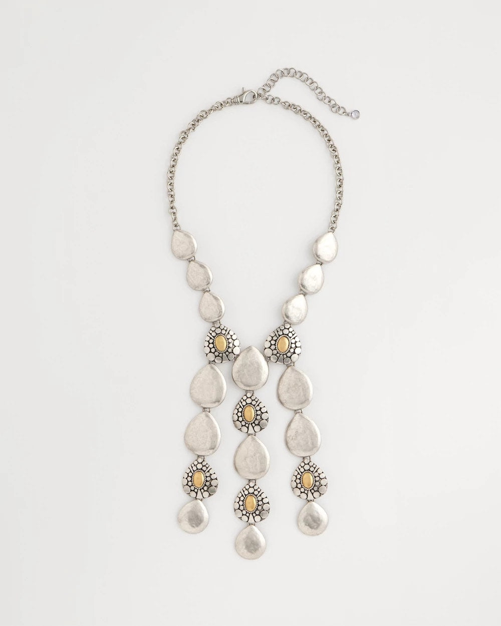 Island Metal Linear Necklace