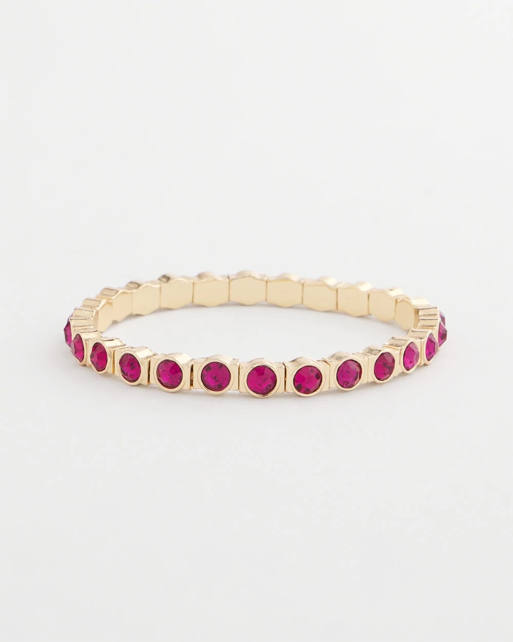 Small Faceted Stretch Bracelet