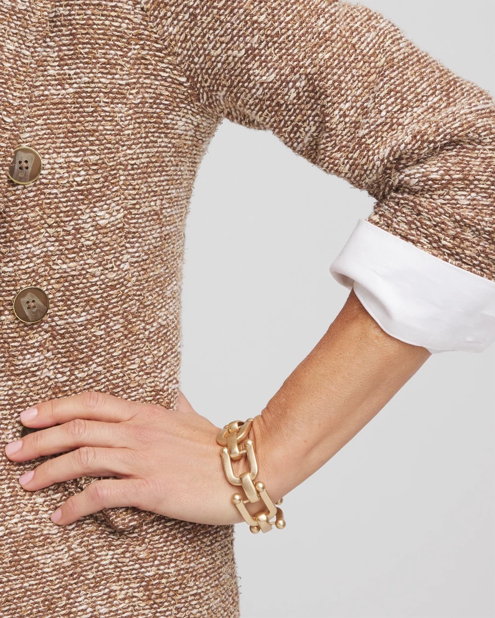 Golden Link Chain Bracelet