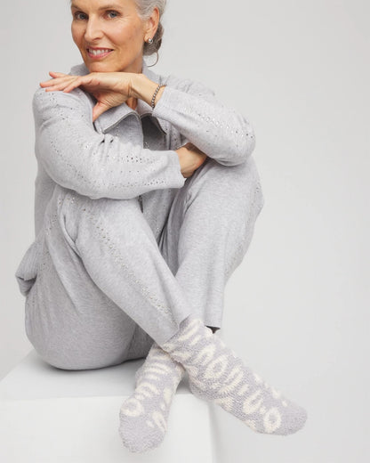Animal Print Cozy Socks