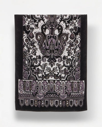 Velvet Burnout Oblong Scarf