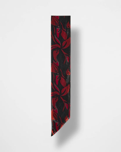 Velvet Rose Skinny Scarf