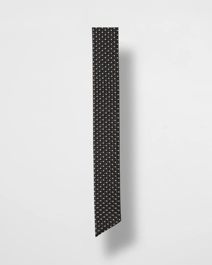 Polka Dot Skinny Scarf