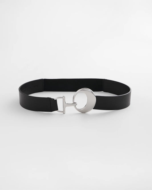 Soft-Stretch Faux Leather Belt