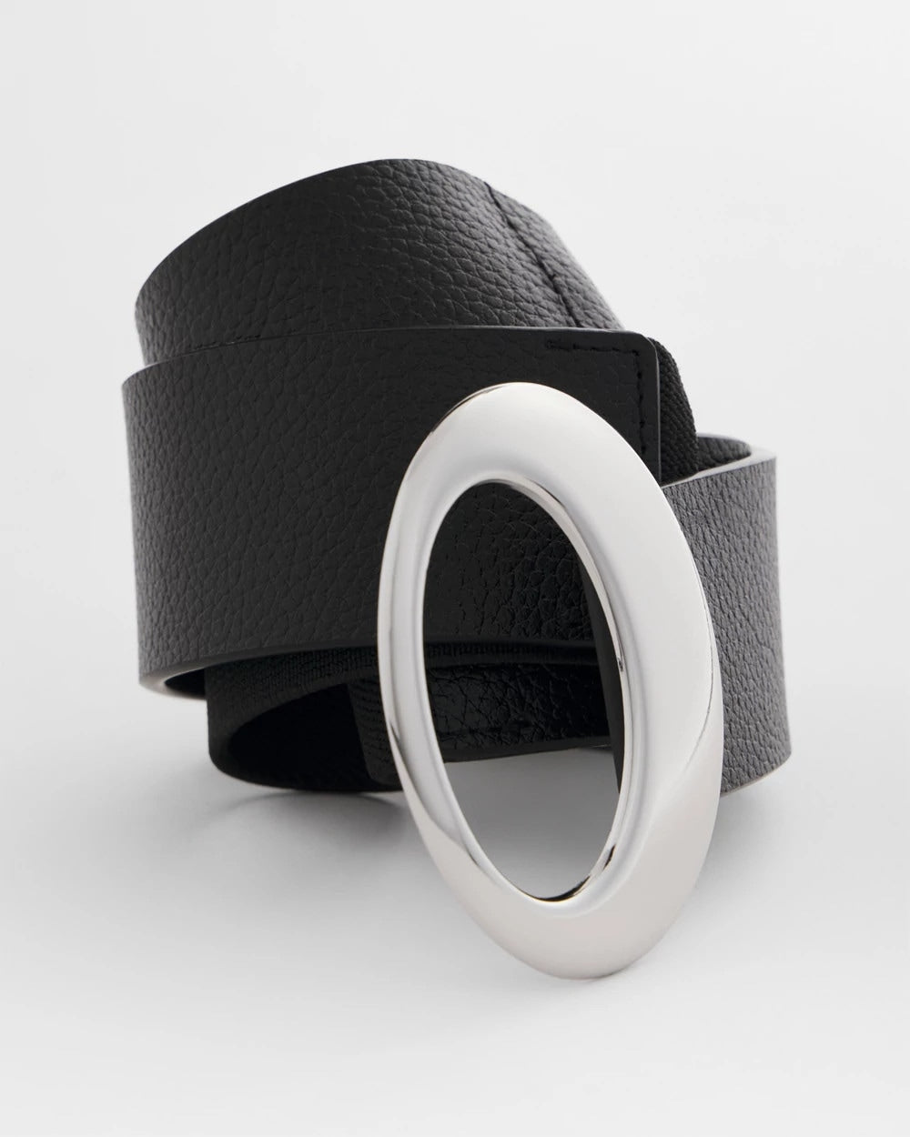 Soft-Stretch Faux Leather Belt