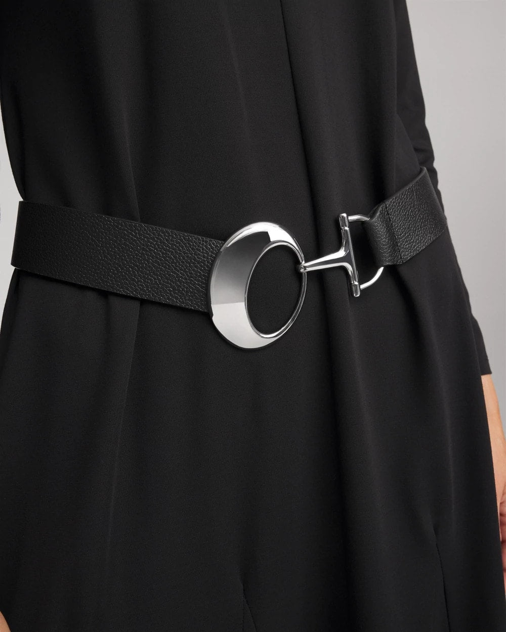 Soft-Stretch Faux Leather Belt
