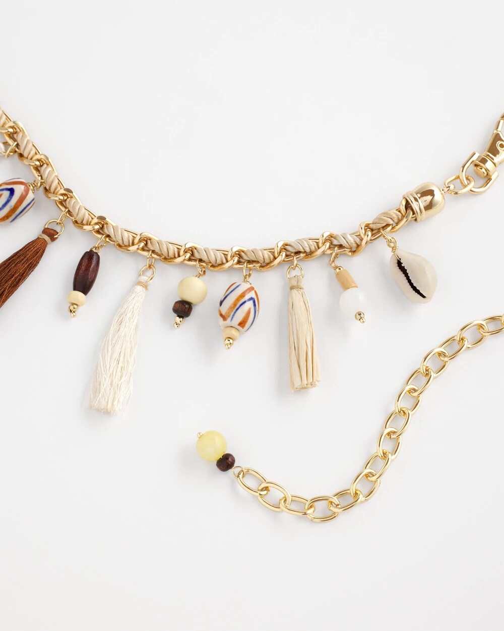 Novelty Beaded Chain Belt