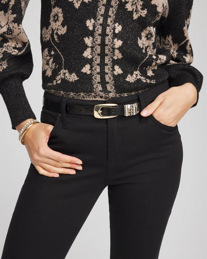 Mixed Metal Trouser Belt