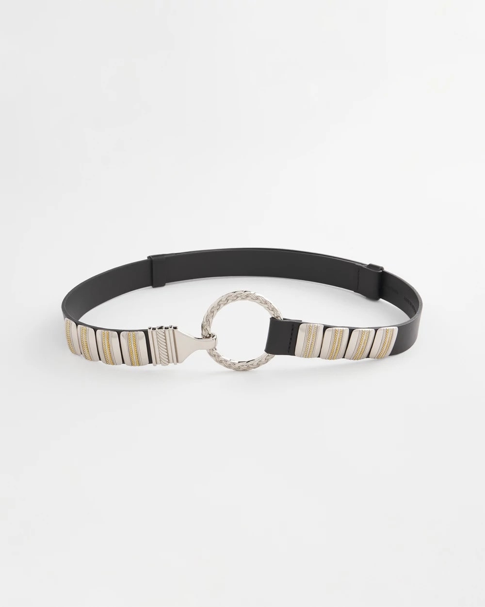 Mixed Metal Clasp Belt
