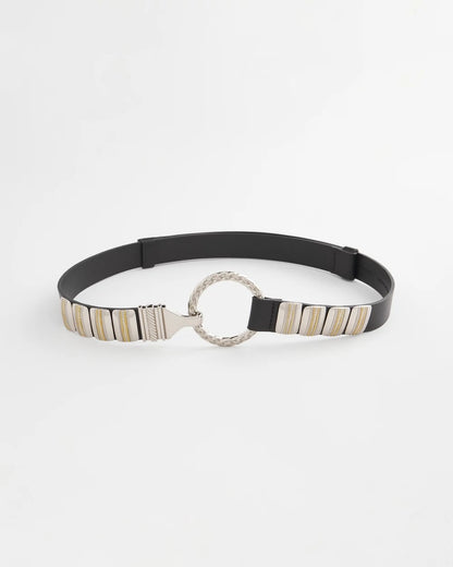 Mixed Metal Clasp Belt