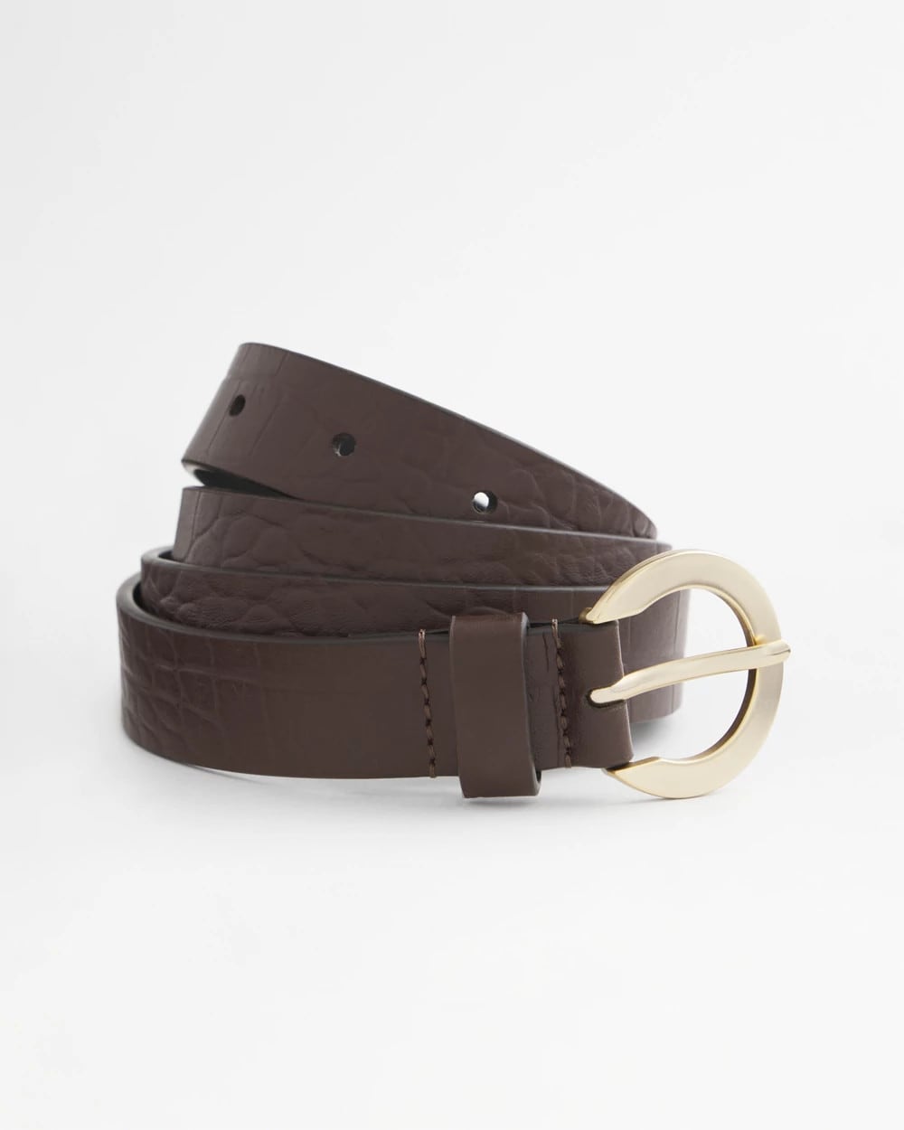 Crocodile Motif Trouser Belt