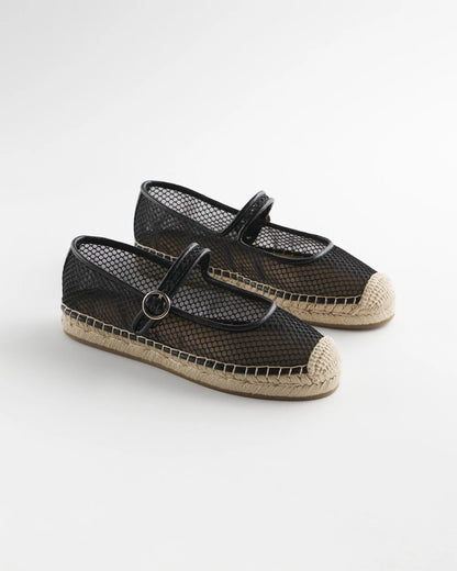 Eliana Mesh Mary Jane Espadrille