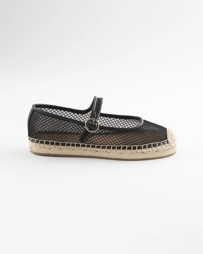 Eliana Mesh Mary Jane Espadrille