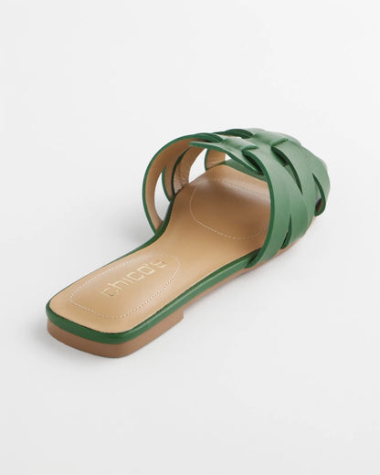 Cassidy Cross-Strap Slide Sandals
