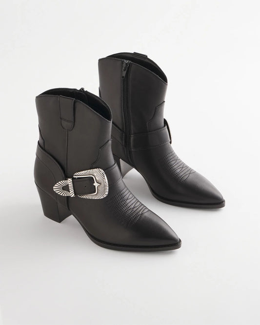 Kris Western Buckle Boots