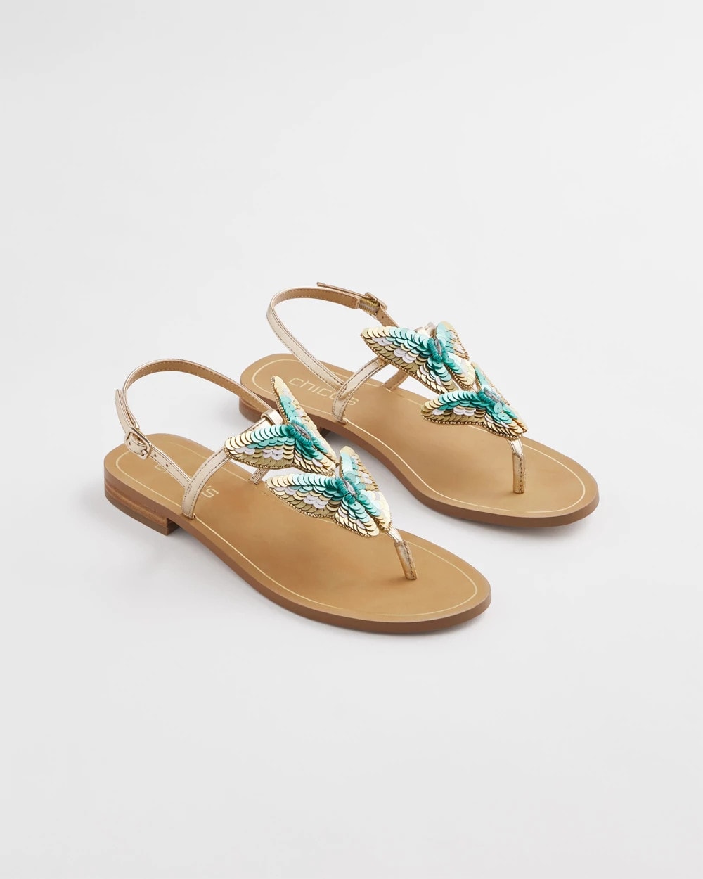Butterfly T-Strap Sandal
