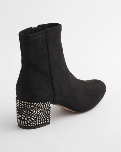 Embellished Destiny Art Deco Boot Heels