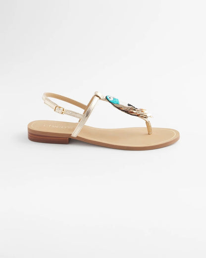 Beach Parrot T-Strap Sandals