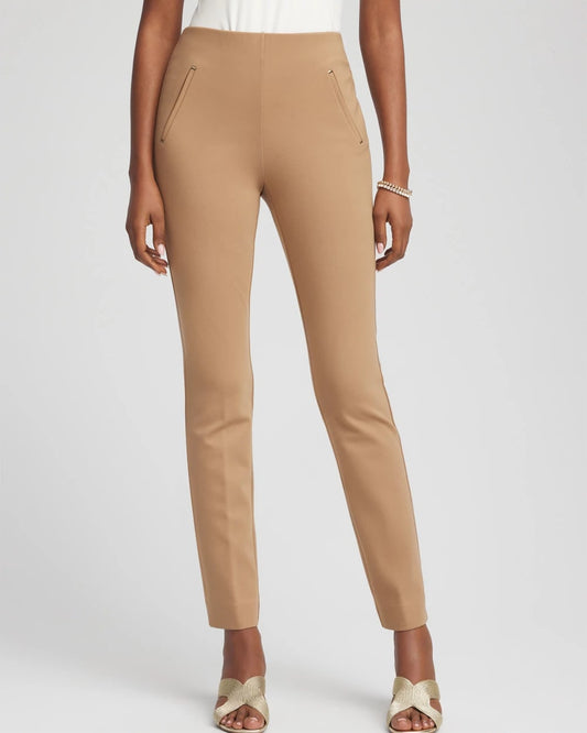 Petite Juliet Slim Trim Detail Ankle Pants