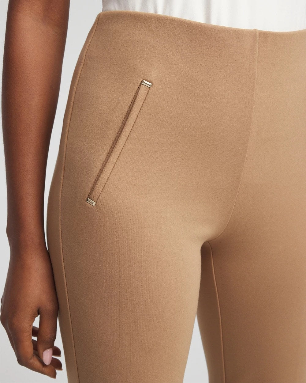 Petite Juliet Slim Trim Detail Ankle Pants