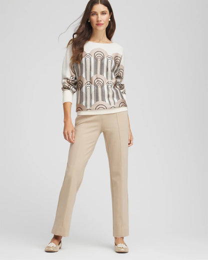 Petite Juliet Straight Ankle Pants