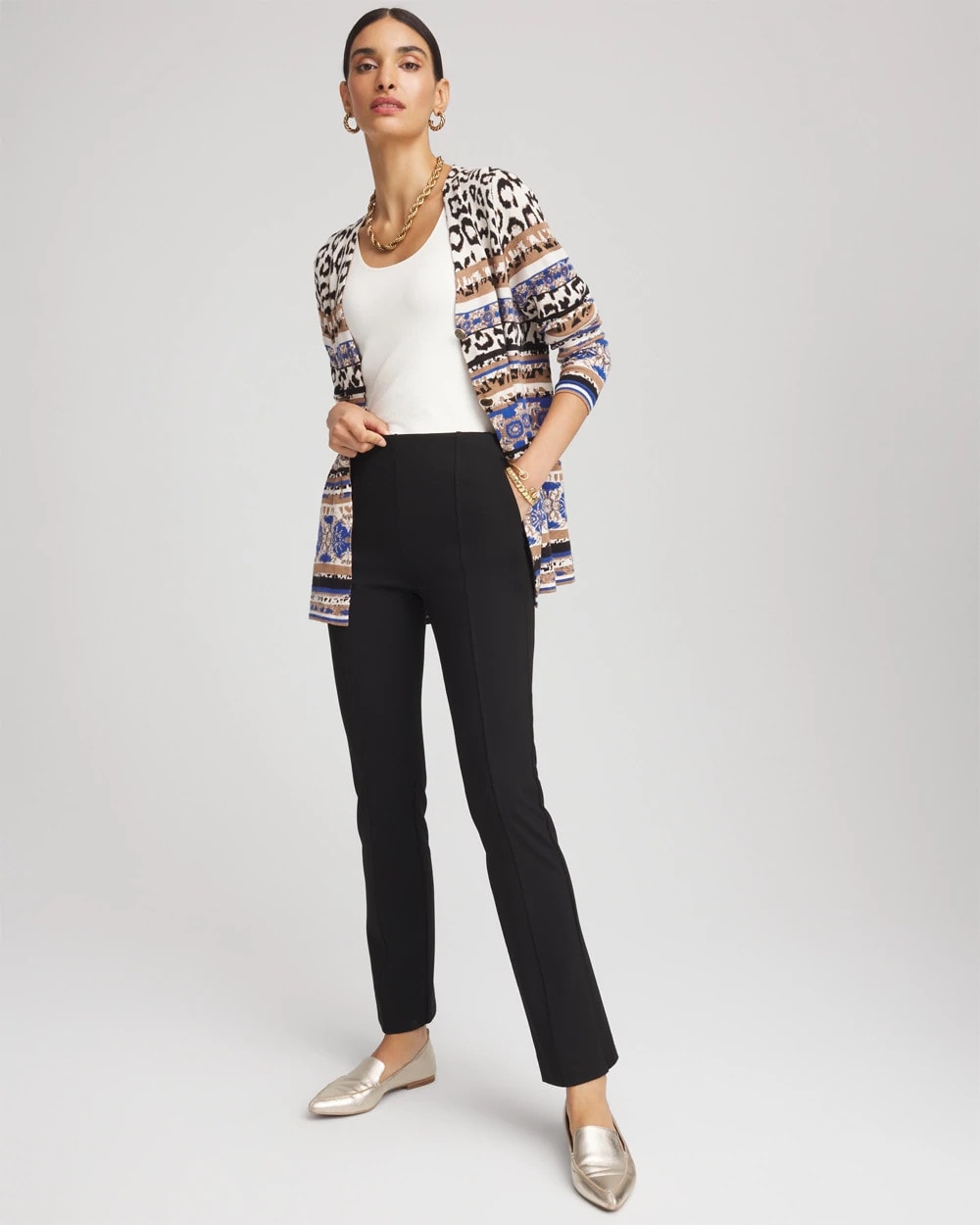 Petite Juliet Straight Ankle Pants