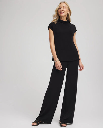 Petite Travelers™ Wide-Leg Pocket Pants