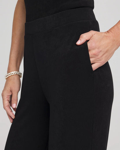 Petite Travelers™ Wide-Leg Pocket Pants
