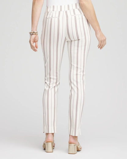 Petite Brigitte™ Striped Ankle Pants