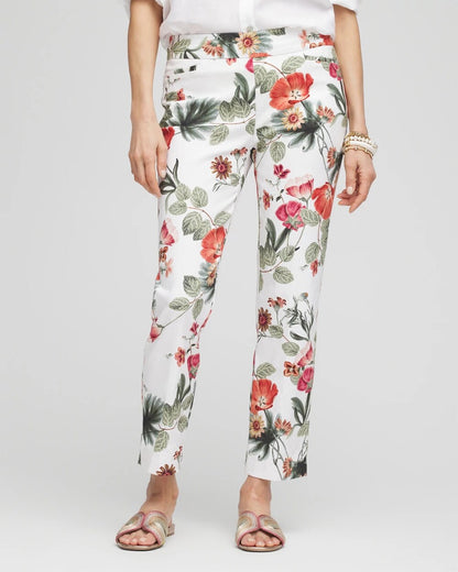 Petite Brigitte™ Slub Cropped Pants