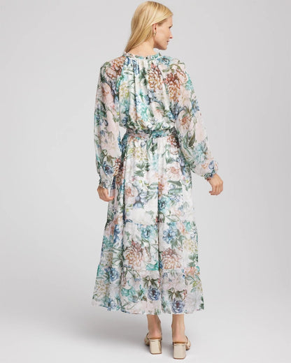 Petite Georgette Tie-Front Maxi Dress