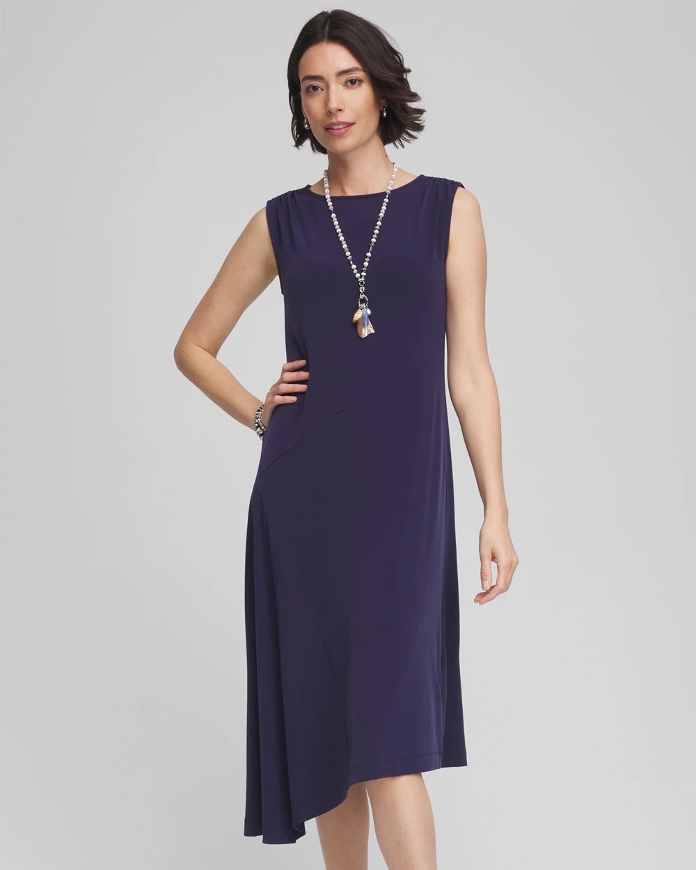 Petite Travelers™ Knit Sleeveless Dress