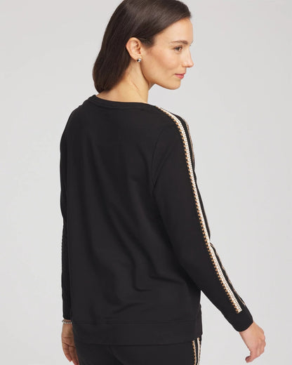 Zenergy® Lattice-Trim Pullover Top