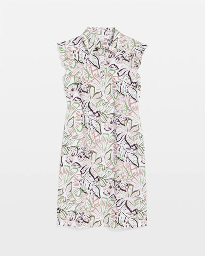 Zenergy® UPF Knit Floral Polo Dress