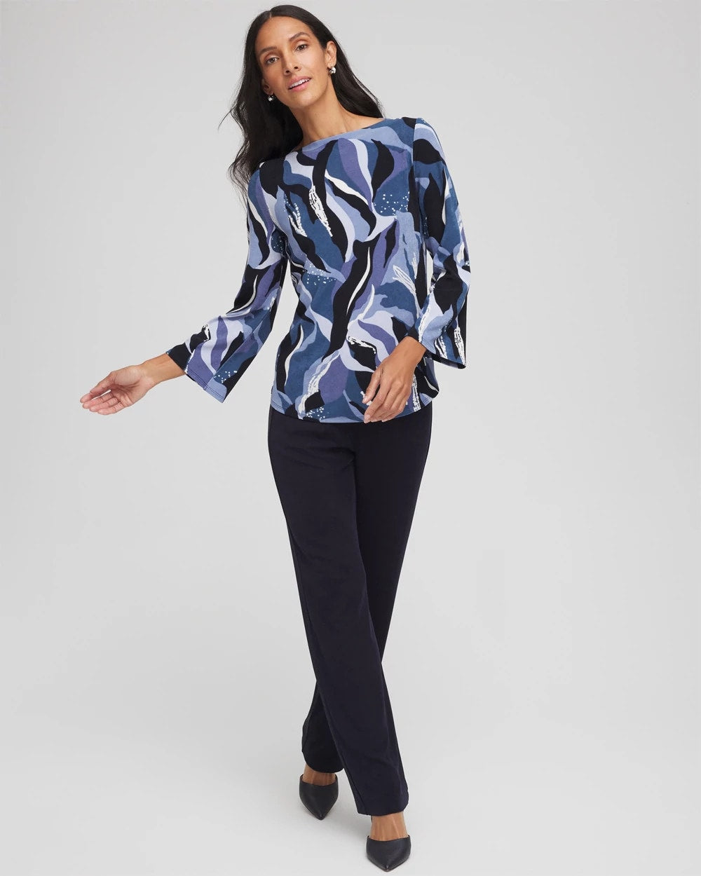 Travelers™ Wave Straight Neck Tunic