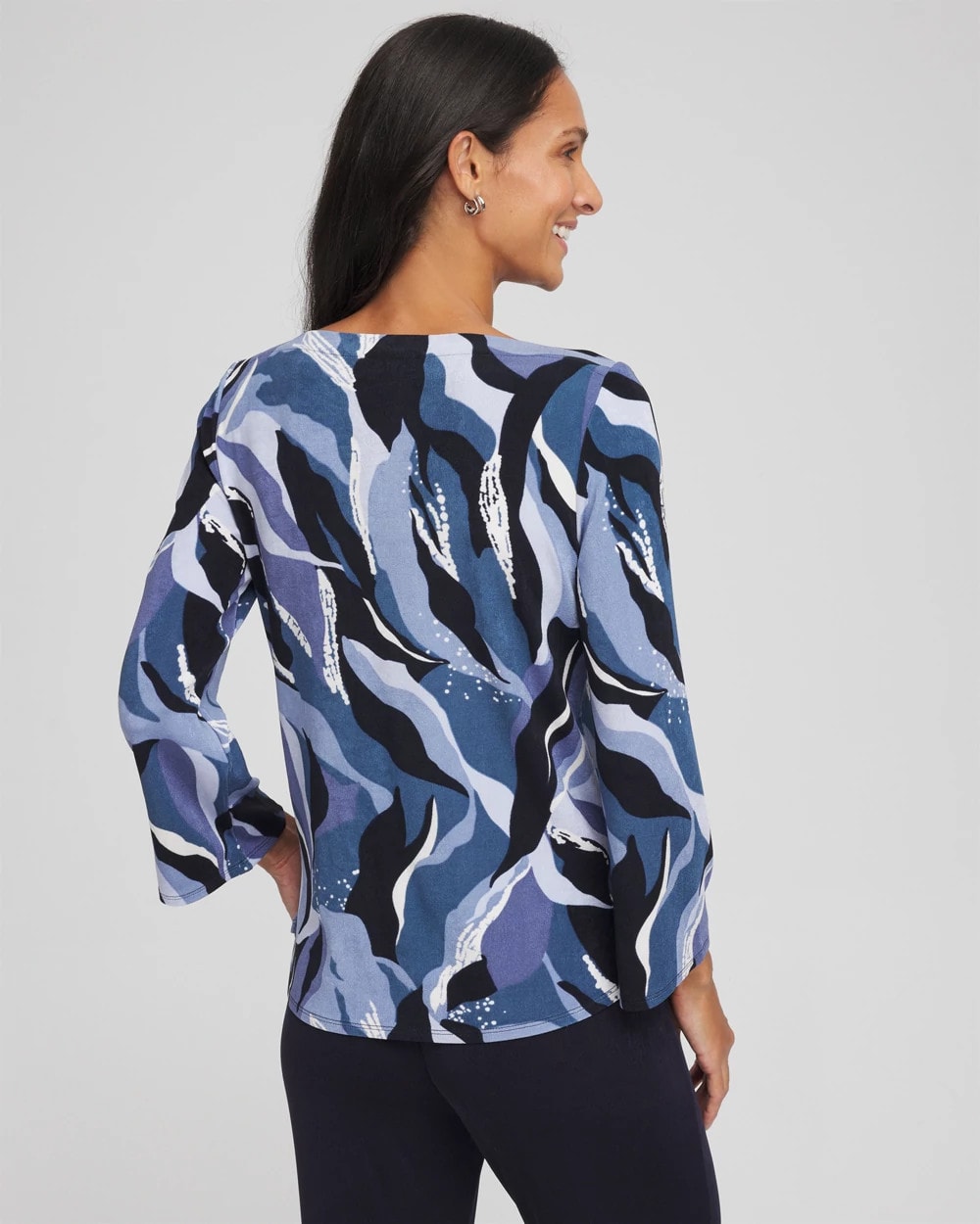 Travelers™ Wave Straight Neck Tunic