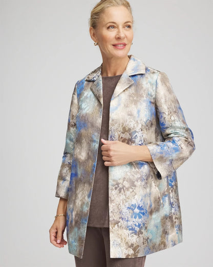Travelers™ Collection Watercolor Jacquard Jacket