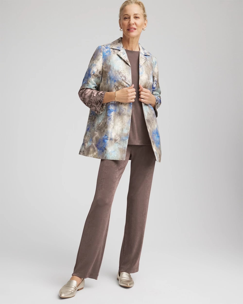 Travelers™ Collection Watercolor Jacquard Jacket