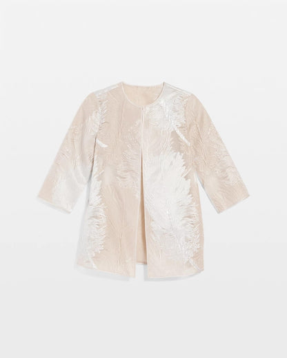 Travelers™ Collection Metallic 3/4 Sleeve Jacket