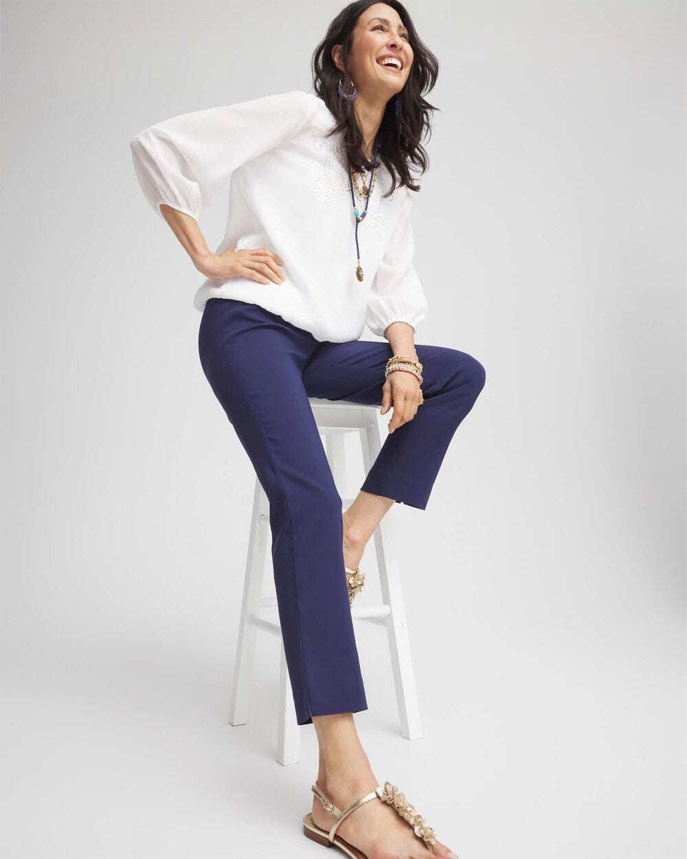 Brigitte™ Slim Pull-On Crop