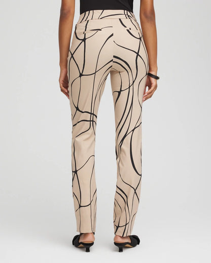 Brigitte™ Golden Leaf Slim Full-Length Pants