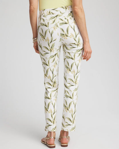 Brigitte™ Slub Slim Ankle Pants