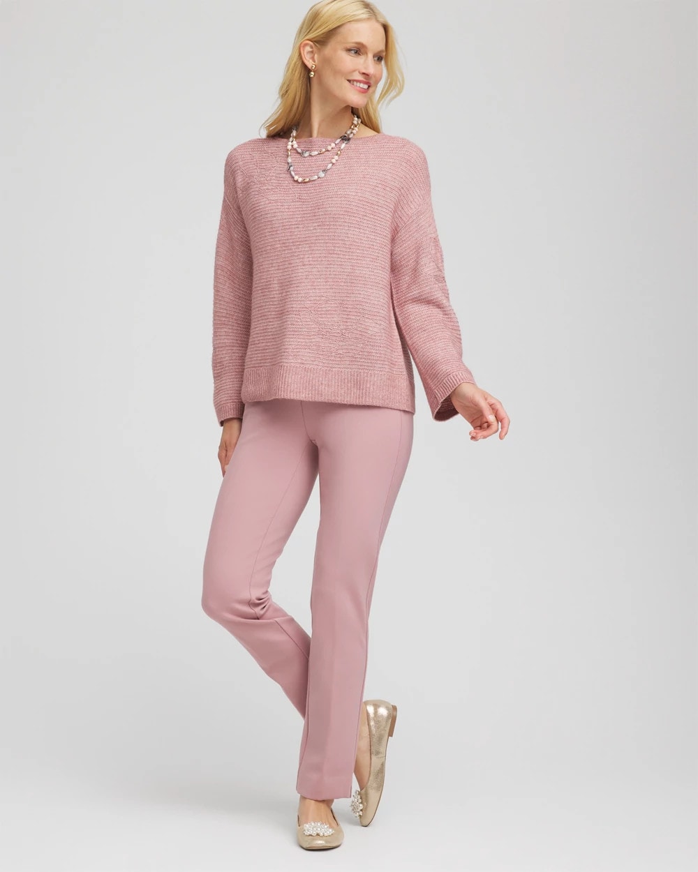 Juliet Slim Trim Detail Ankle Pants