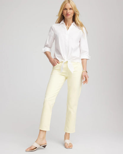 Girlfriend Cropped Jeans