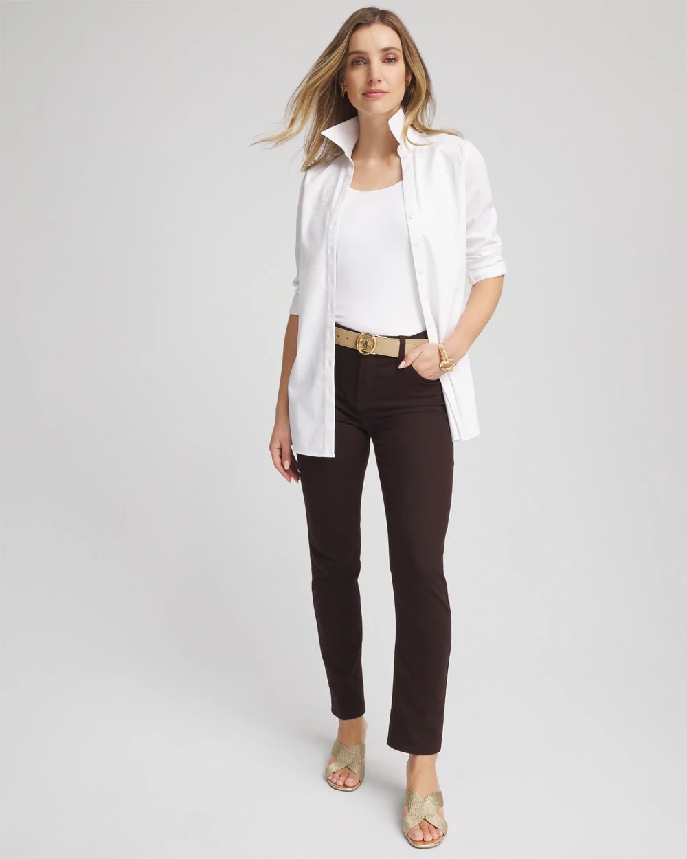 Girlfriend Slim Ankle Jeans