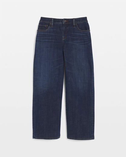 Girlfriend Cropped Wide-Leg Jean