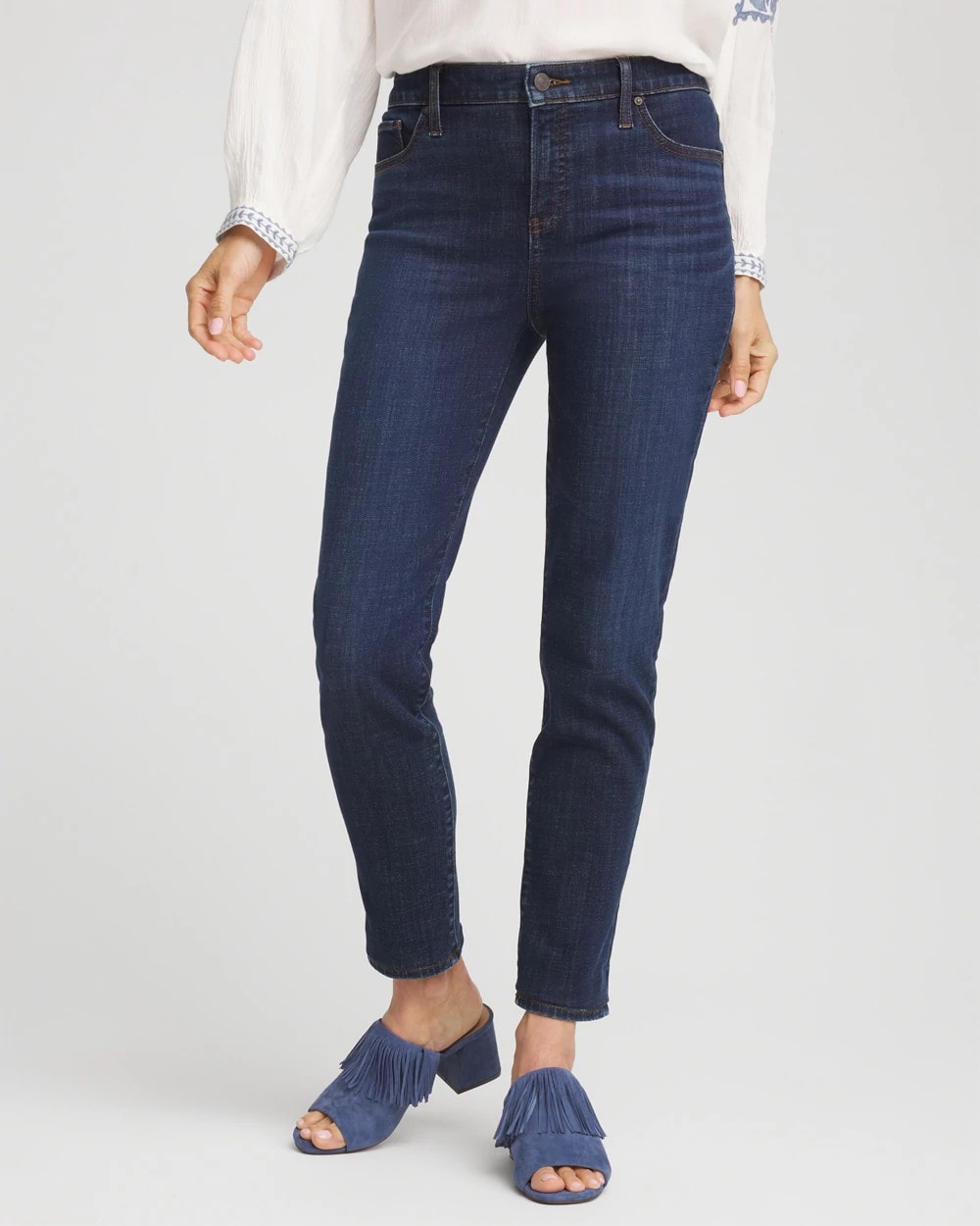 Girlfriend Slim Ankle Jeans