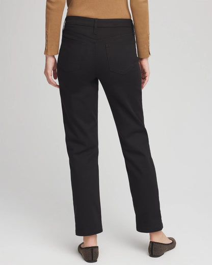 Girlfriend Straight Ankle Jeans