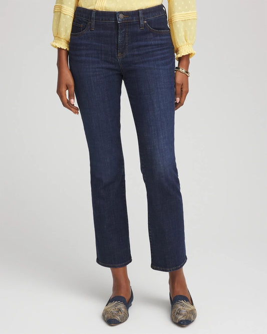 Girlfriend Cropped Flared Jeans