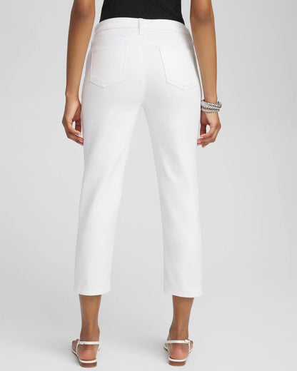 No Stain Girlfriend Cropped Jeans